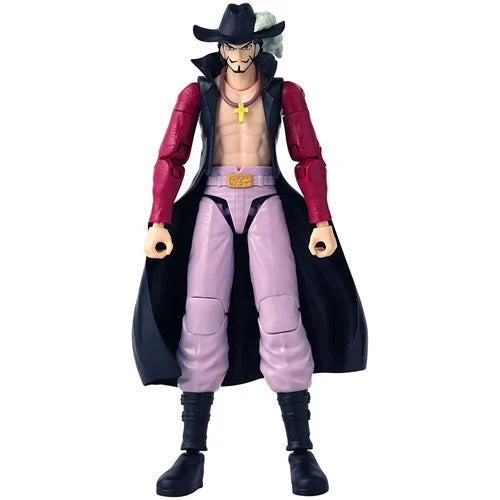 BANDAI NAMCO One Piece Anime Heroes Dracule Mihawk Action Figure